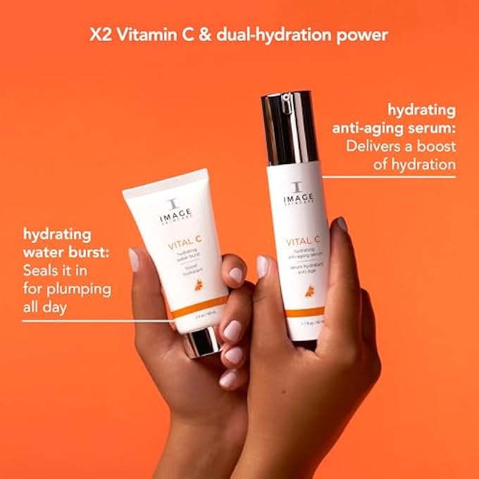 IMAGE SKINCARE VITAL C SUPER DUO, HYDRATING WATER BURST & ANTI-AGING FACE SERUM, SKINCARE KIT WITH VITAMIN C & HYALURONIC ACID TO REFRESH & SMOOTH SKIN - Image 2